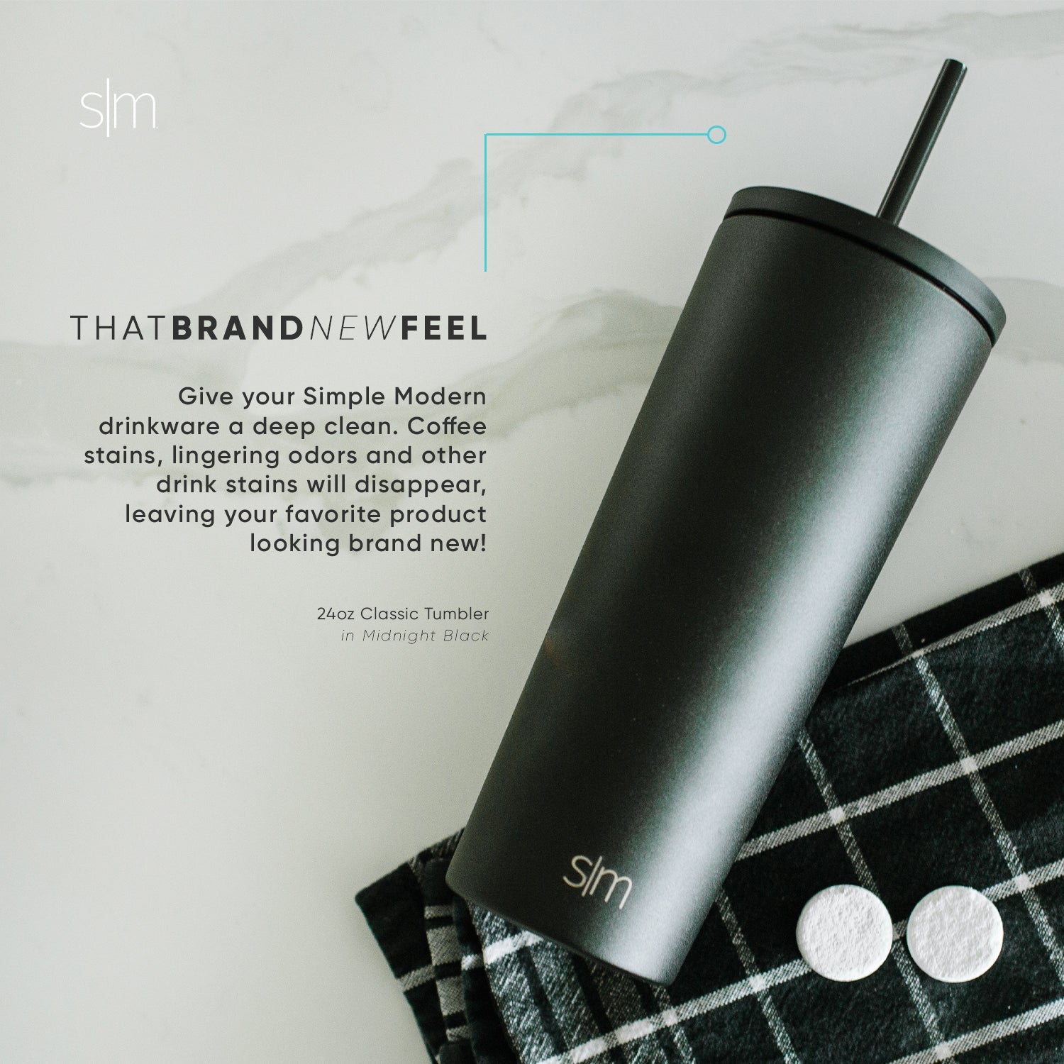 Drinkware Cleaning Tablets - 12-Pack